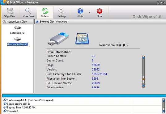 disk wipe software free download